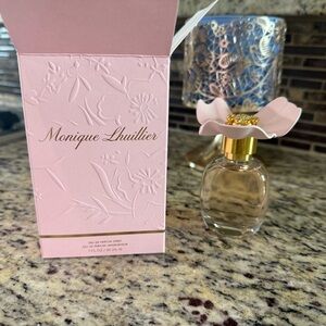 Monique Lhuillier Perfume with Pink and Gold Accents